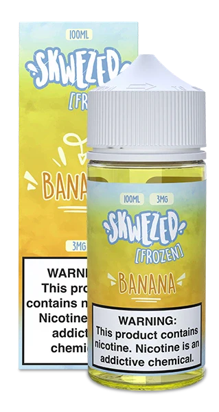 The Finest Vap Closed Skwezed - Banana Ice (Frozen Buhnanza) 100mL Australia E Juice The Finest Vap Closed Skwezed - Banana Ice (Frozen Buhnanza) 100mL Australia E Juice