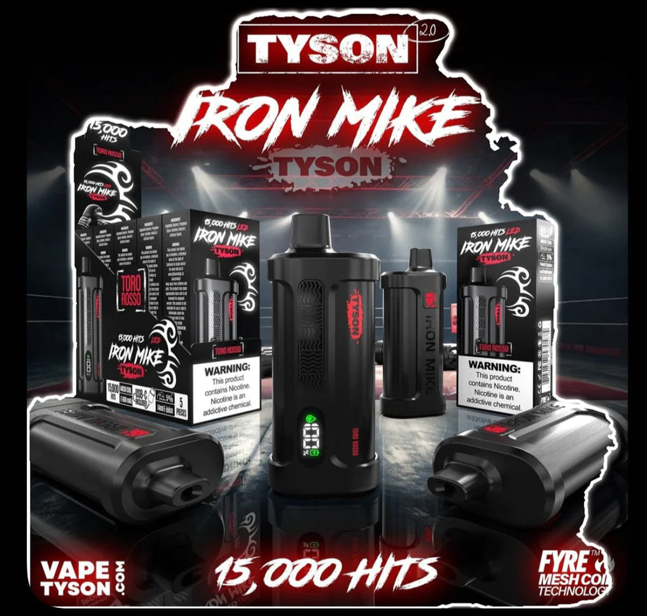TYSON | IRON MIKE | 15,000 HITS