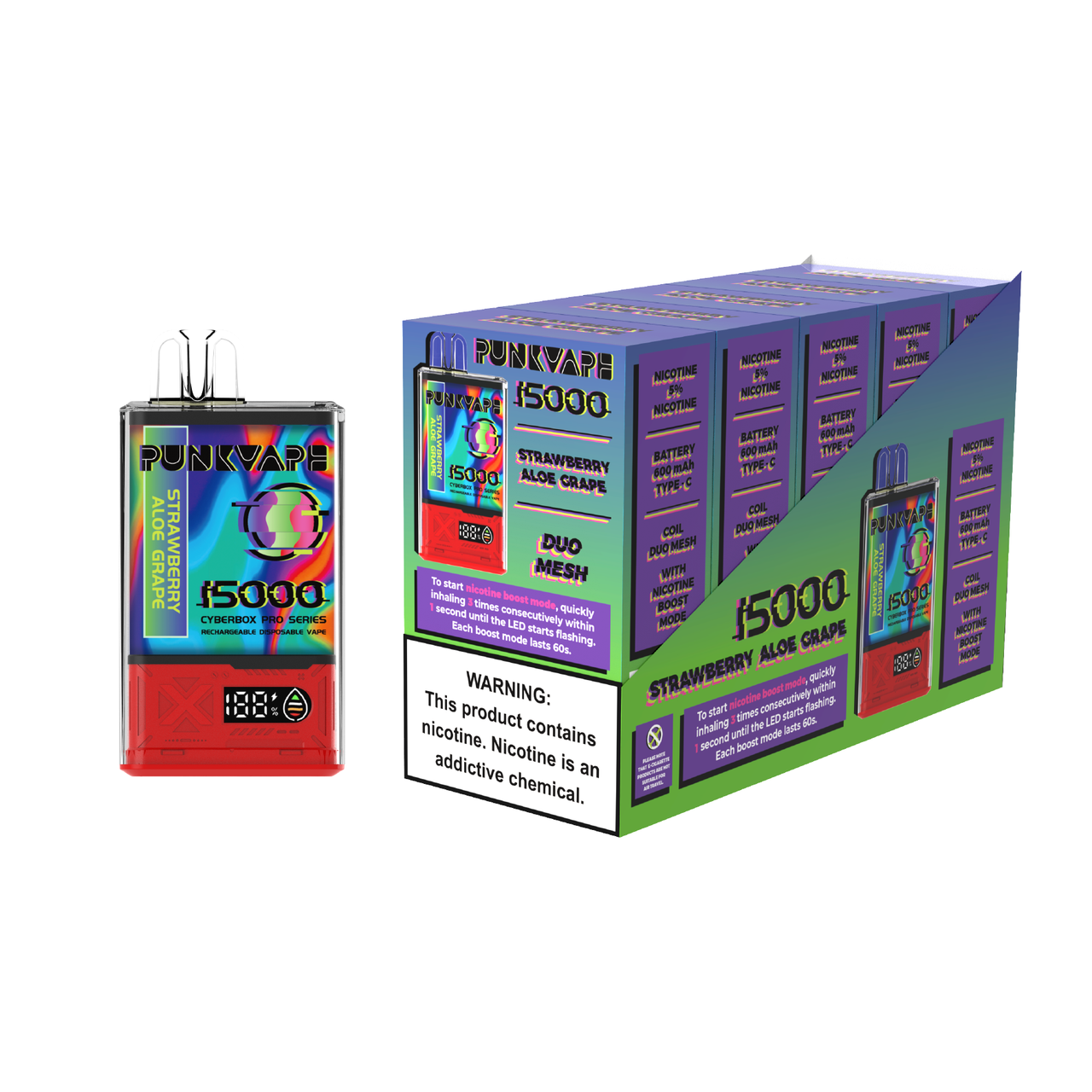 PUNKVAPE 15K PUFFS | CYBERBOX PRO