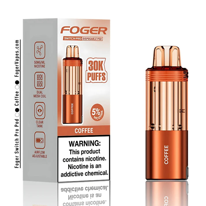 Replacement Pods Foger Vape Refill Flavors FOGER (POD ONLY BATTERY NEEDED) Replacement Pods Foger Vape Refill Flavors FOGER (POD ONLY BATTERY NEEDED)