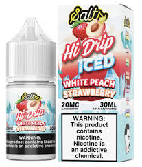 HI-DRIP SALT - WHITE PEACH STRAWBERRY ICE | 30ML