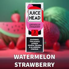 JUICE HEADS 100ML - STRAWBERRY WATERMELON | FREEBASE