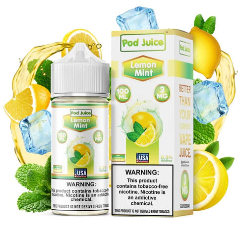 POD JUICE - LEMON MINT | SALT NIC 30ml