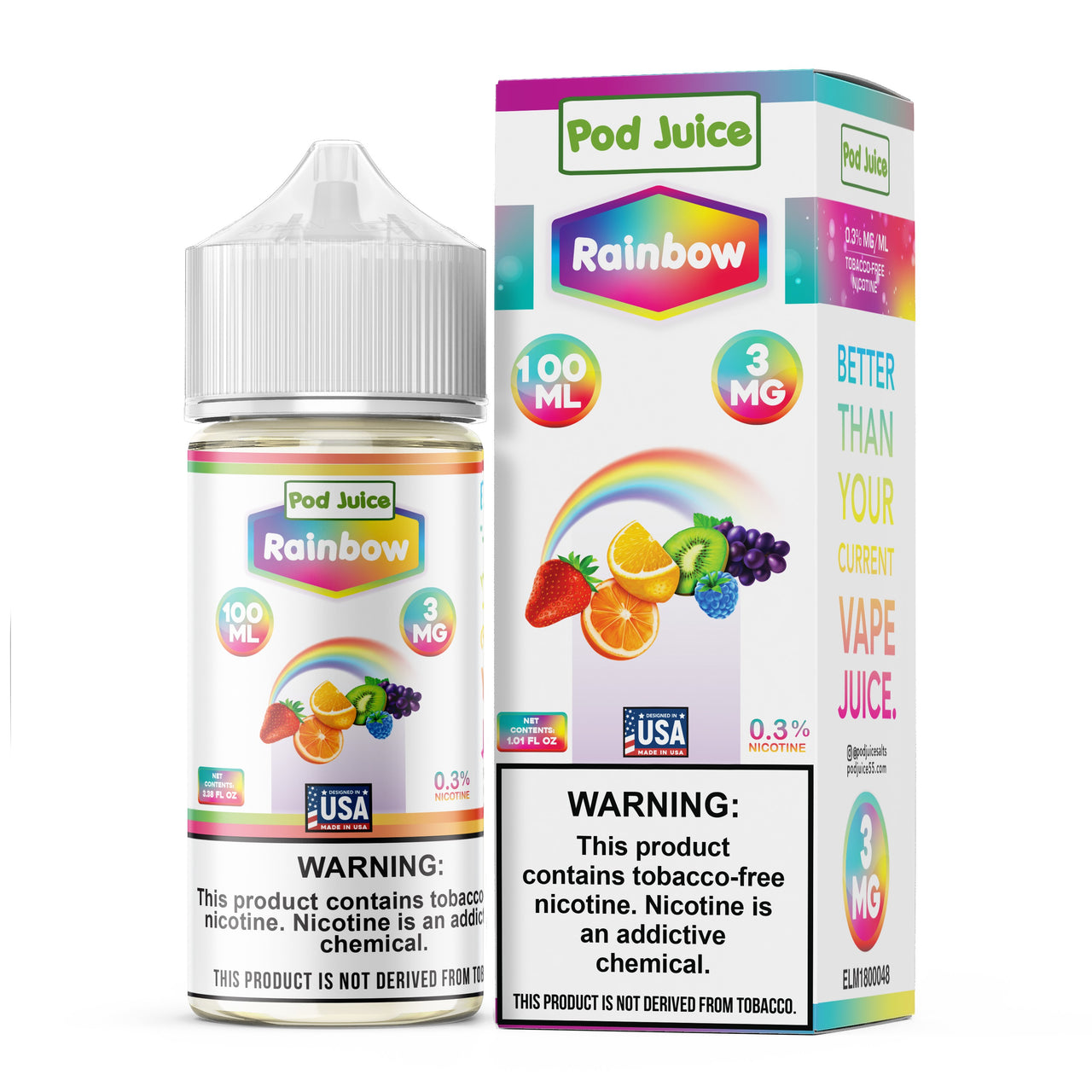 POD JUICE - RAINBOW FREEZE | 100ml