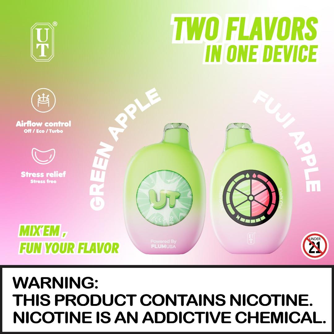 Flum Vape 2 Flavors UT DUAL FLAVORS | UP TO 50,000 PUFFS UT DUAL FLAVORS | UP TO 50,000 PUFFS | POWERED BY FLUM Flum Vape 2 Flavors UT DUAL FLAVORS | UP TO 50,000 PUFFS UT DUAL FLAVORS | UP TO 50,000 PUFFS | POWERED BY FLUM