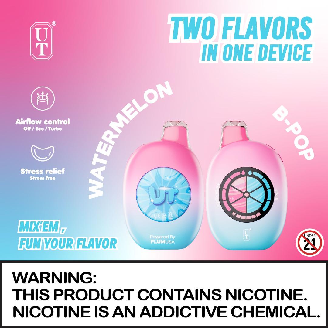 Flum Vape 2 Flavors UT DUAL FLAVORS | UP TO 50,000 PUFFS Buy Wholesale Flum Disposable Flum Vape 2 Flavors UT DUAL FLAVORS | UP TO 50,000 PUFFS Buy Wholesale Flum Disposable