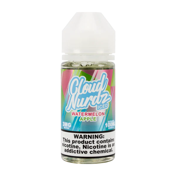 CLOUD NURDZ ICED 100ML - WATERMELON APPLE