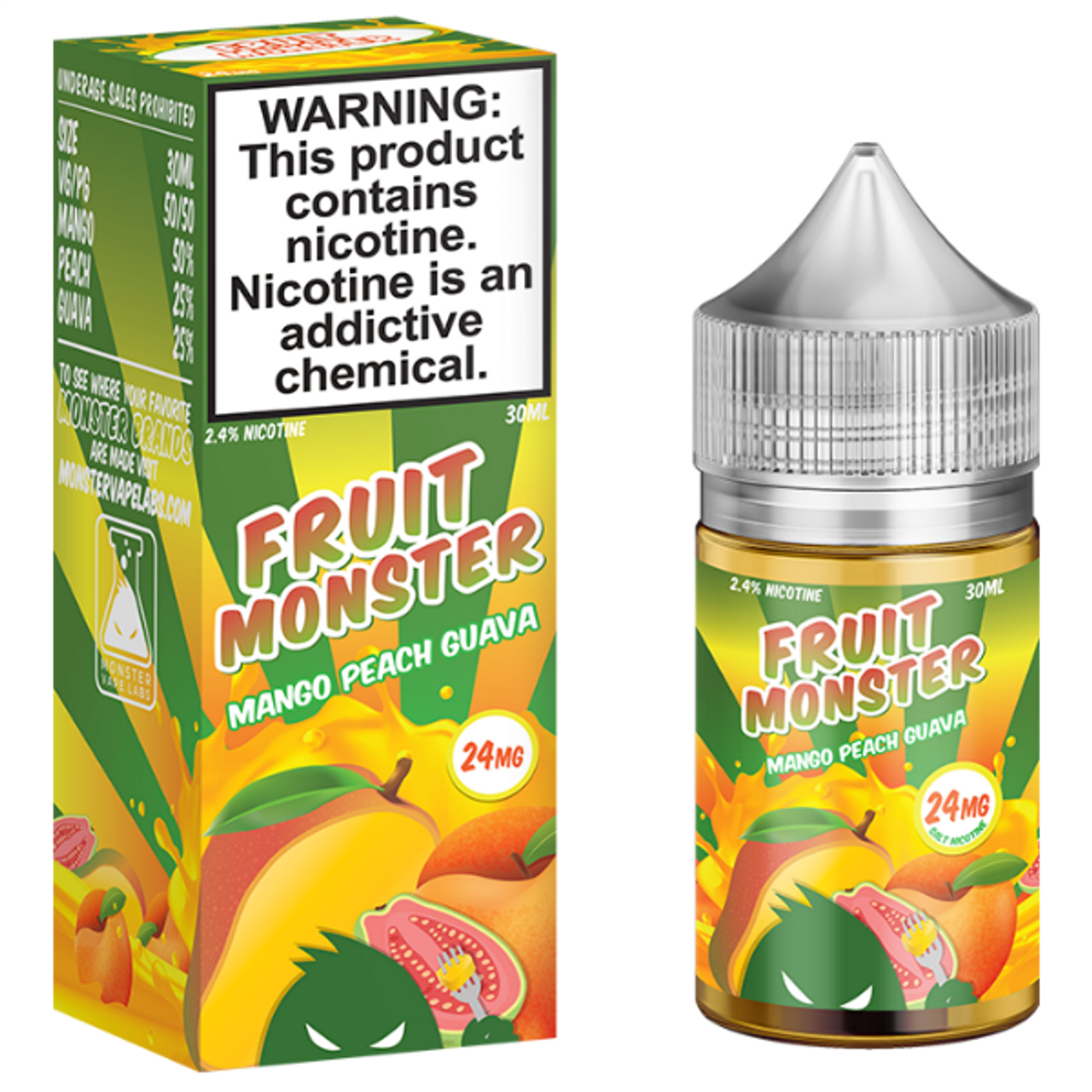 FRUIT MONSTER SALT - MANGO PEACH GUAVA | 30ml