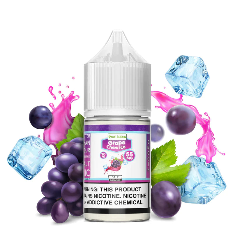 POD JUICE - GRAPE CHEW ICE | SALT NIC 30ml