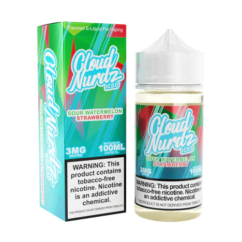 CLOUD NURDZ - SOUR WATERMELON STRAWBERRY ICE | 100ml