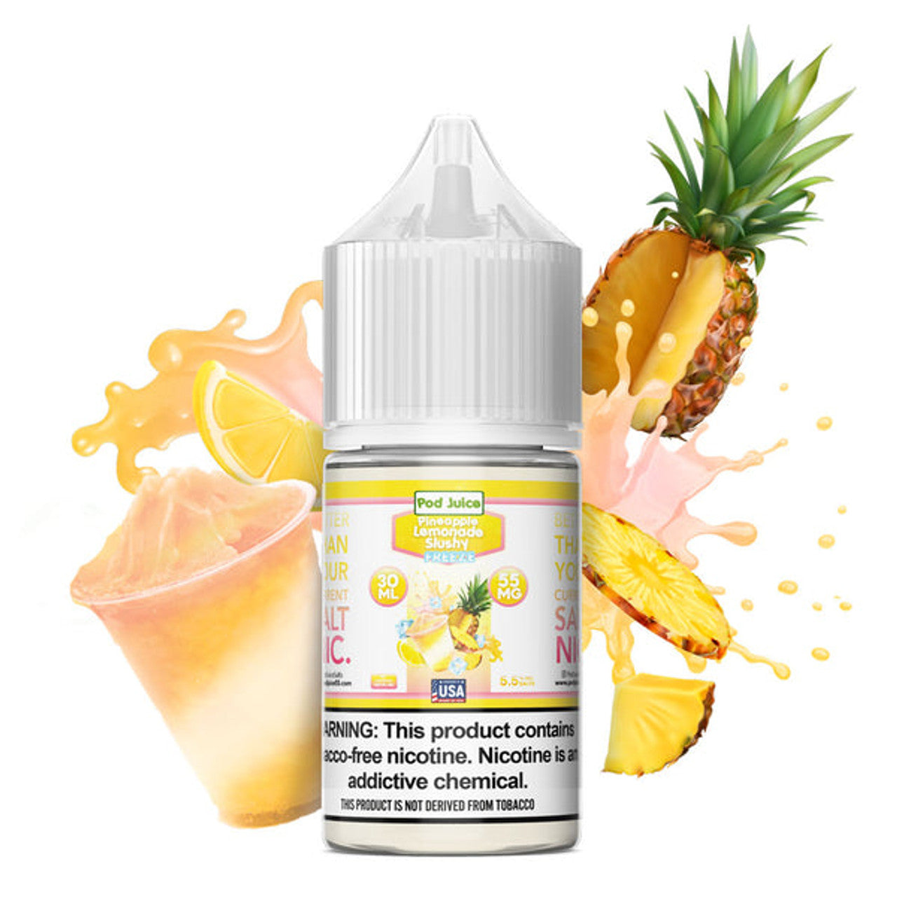 POD JUICE - PINEAPPLE LEMONADE SLUSHY FREEZE | SALT NIC 30ml