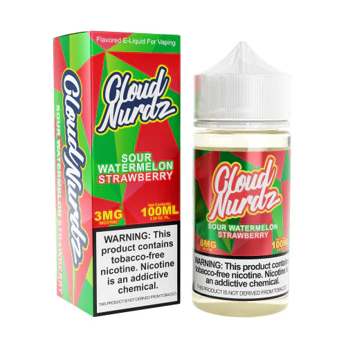 CLOUD NURDZ - SOUR WATERMELON STRAWBERRY | 100ml