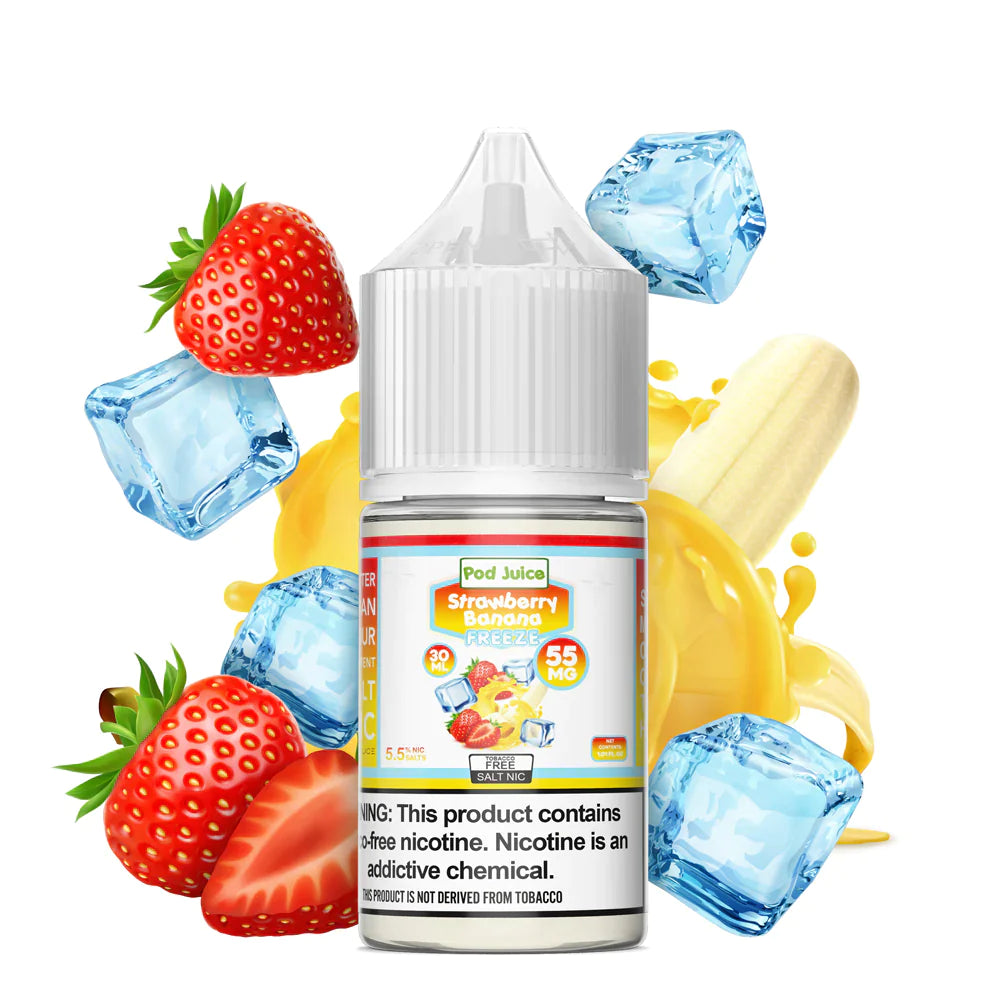 POD JUICE - STRAWBERRY BANANA FREEZE | SALT NIC 30ml